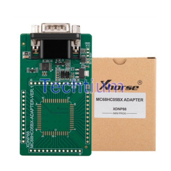 Xhorse XDNP88GL MC68HC05BX Adapter Used with Multi-PROG, Key Tool Plus, Read & Write MC68HC05B32 (Footprint:PLCC52)